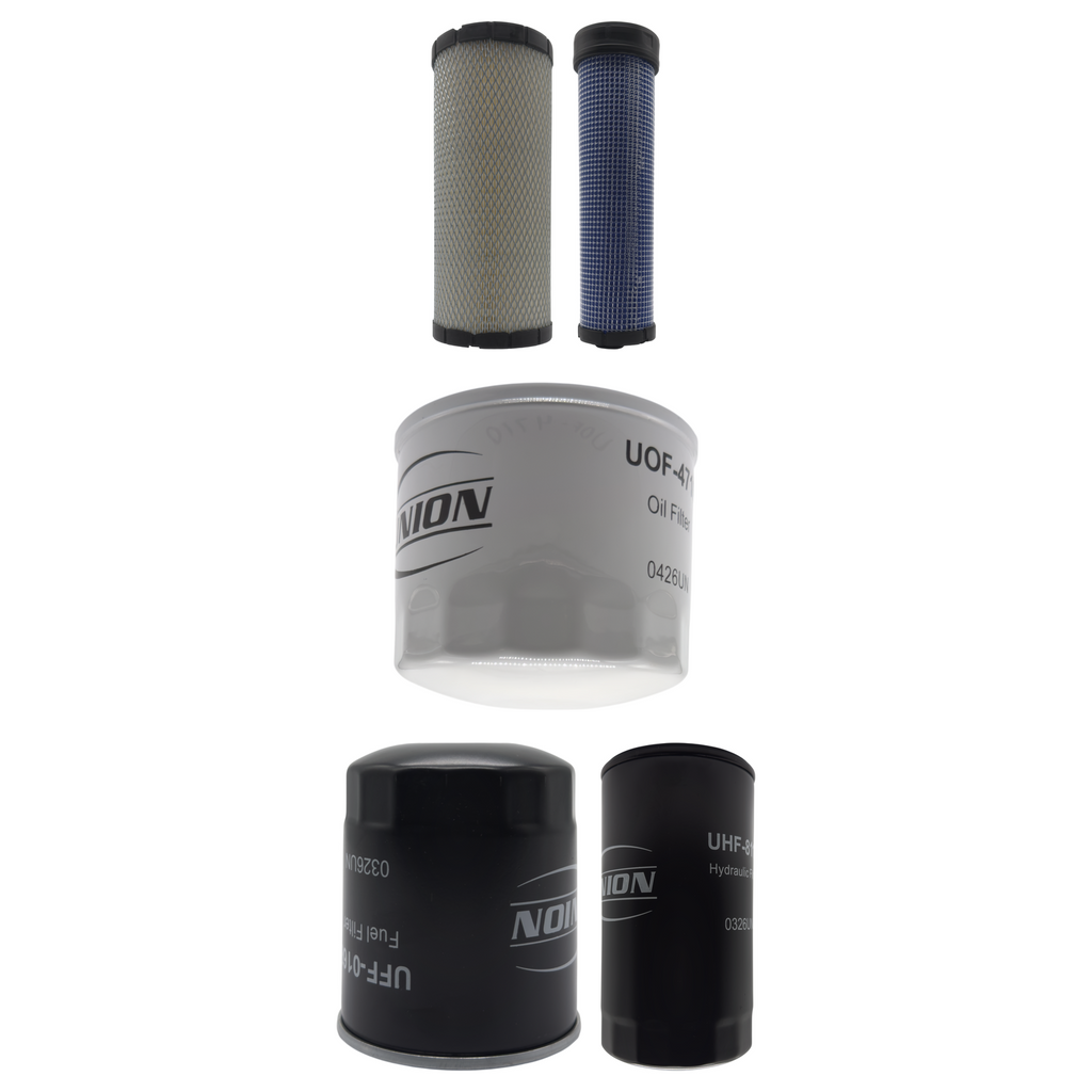 UNION Filter Service Kit for Kioti DK6010 Tractor B Series - Mechanical Engine