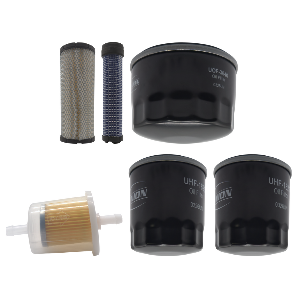 UNION Filter Service Kit for Scag SPZ52H-22FX Patriot Zero-Turn Mower With Kawasaki Engine FX691V
