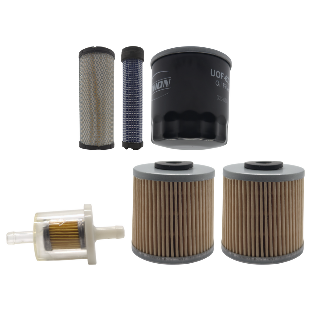 UNION Filter Service Kit for Scag CZII72V-38FX-EFI Cheetah II Zero-Turn Mower With Kawasaki Engine FX1000V