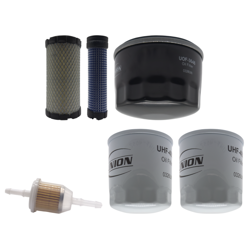 UNION Filter Service Kit for Wright WSPN36SFX600E-CE Stander Intensity Stand-On Mower With Kawasaki FX600E 18HP Engine