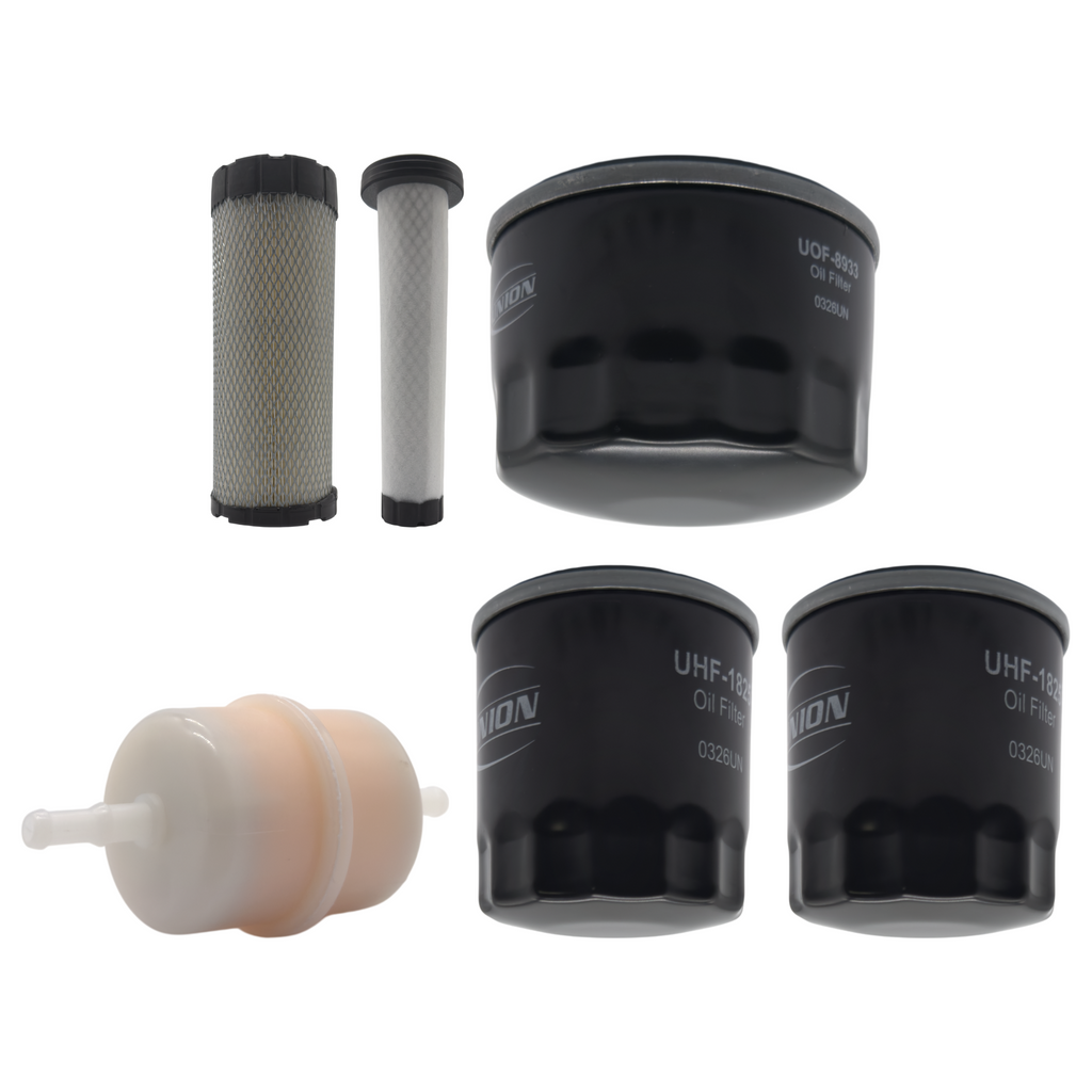 UNION Filter Service Kit for Walker MBS29 Model H Zero-Turn Mower With Kohler ECH749 Engine