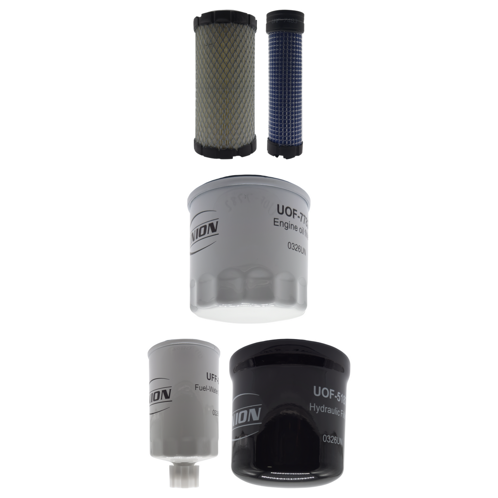 UNION Filter Service Kit for Toro 04520 Greensmaster 3400 TriFlex Greens Mower w/ Kubota D902 Engine
