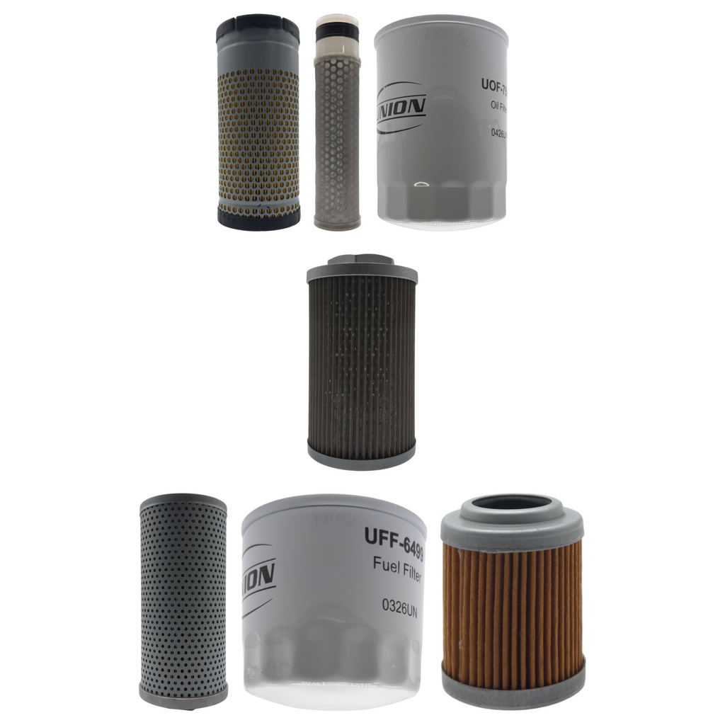 UNION Filter Service Kit for Kubota U35-4 Excavator Canopy Model