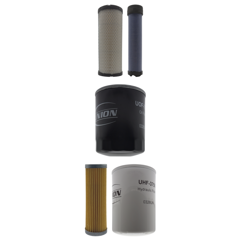 UNION Filter Service Kit for Cushman 84082 Truckster XD Utility Vehicle w/ Kubota D1105-E4B Engine