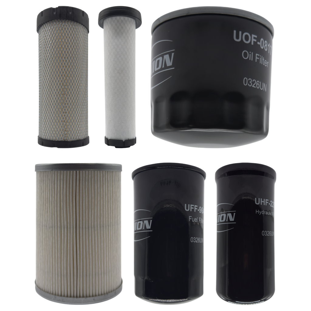 UNION Filter Service Kit for John Deere 318G Skid Steer Loader S/N ( 1T0318G-J288093- )