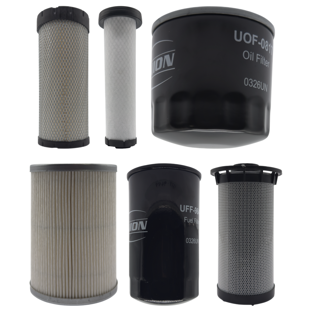 UNION Filter Service Kit for John Deere 324G Skid Steer Loader S/N ( 1T0324G-J328658- )