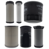 Kit de servicio de filtros UNION para la cargadora compacta John Deere 319E, motor: 4TN98C