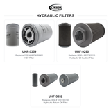 Kit de servicio de filtros UNION para minicargadora Kubota SVL75C S/N 15306 y anteriores