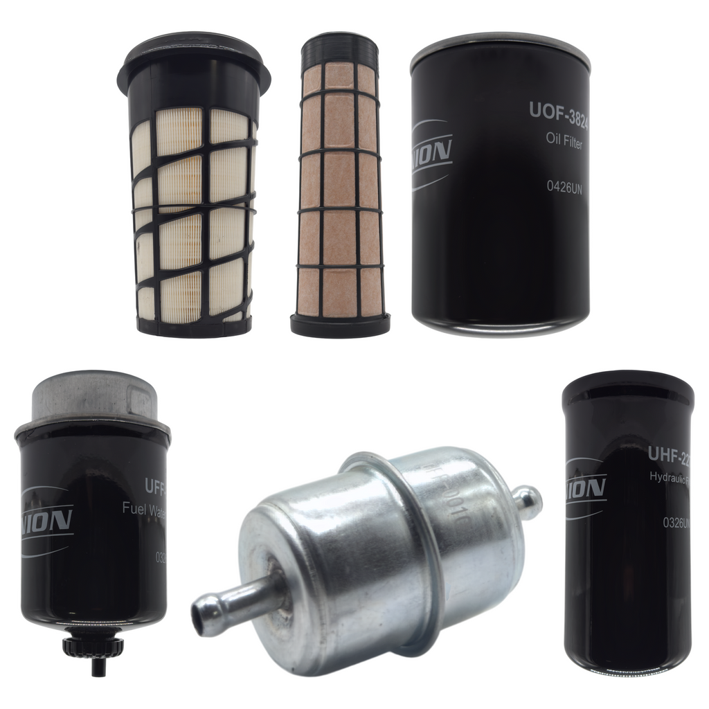 Kit de servicio de filtros UNION para la cargadora de orugas compacta John Deere 333D