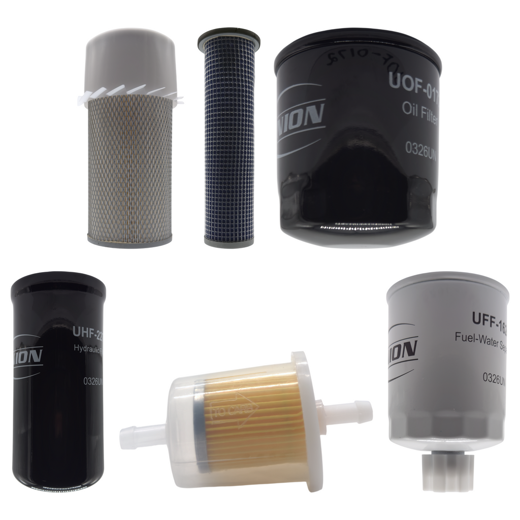 UNION Filter Service Kit for New Holland L160 Skid Steer Loader P.I.N: N7M4488078 & AFTER (01/08 - 12/11)