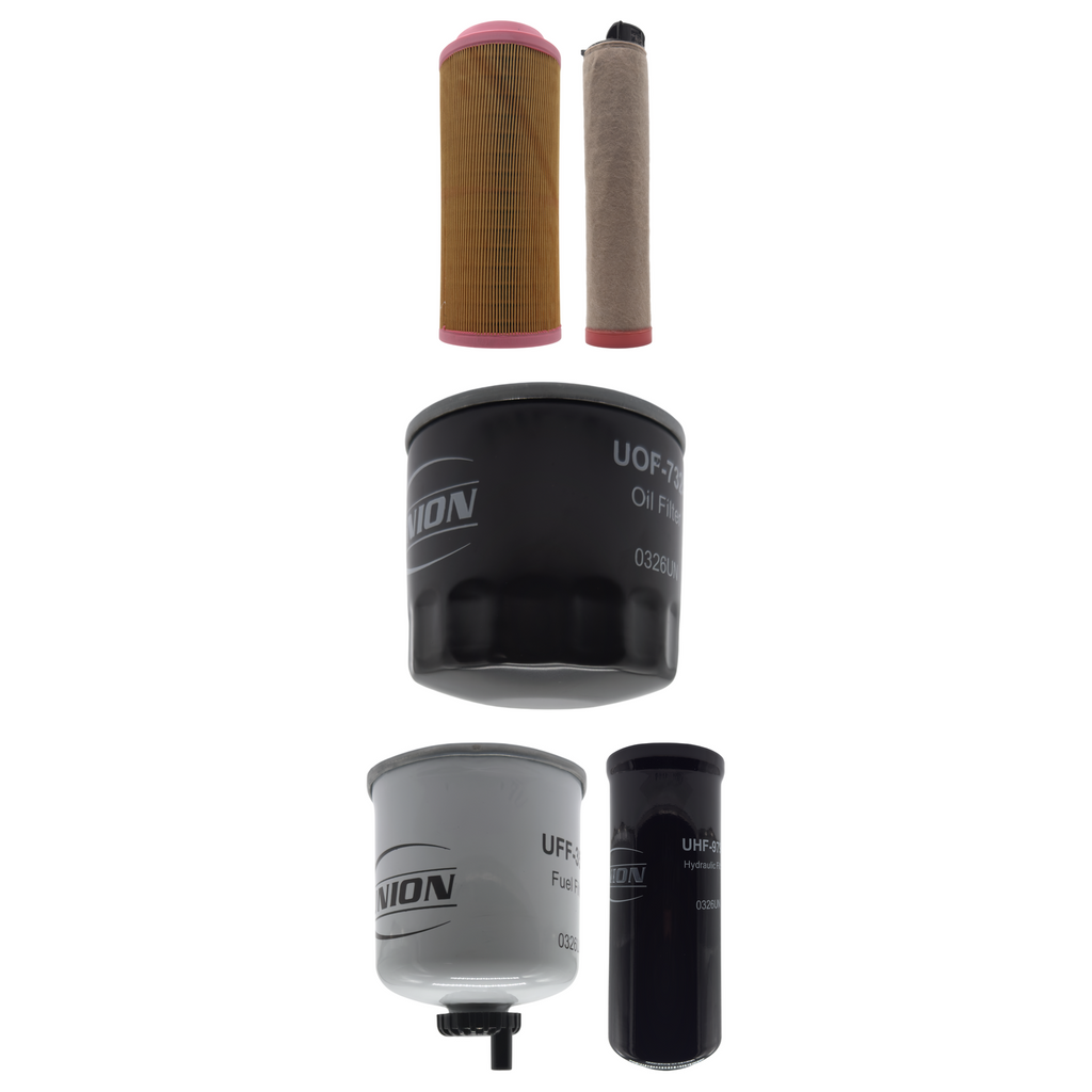UNION Filter Service Kit for Gehl R165 Skid Steer Loader 4TNV98-ZNMS3R (iT4) Engine