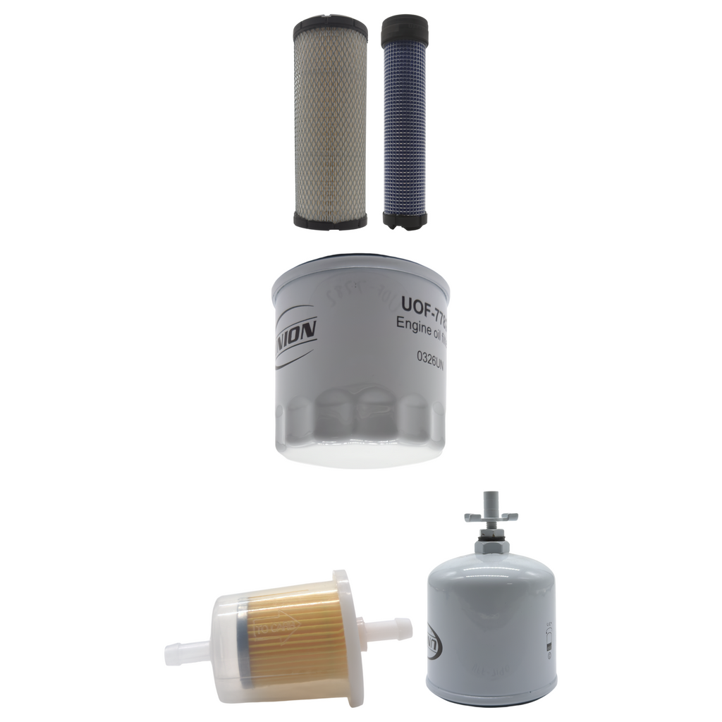 UNION Filter Service Kit for Exmark LXS29KD605 Lazer Z XS Diesel Zero-Turn Mower With Kubota Diesel Engine