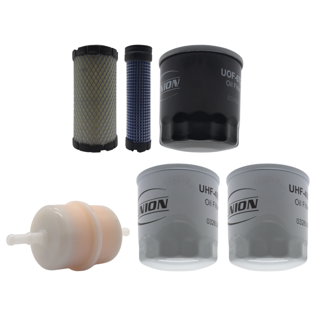 UNION Filter Service Kit for Exmark LZ27LKA724 Lazer Z Liquid Cooled Zero-Turn Mower With Kawasaki FD750D-AS03 27HP Engine