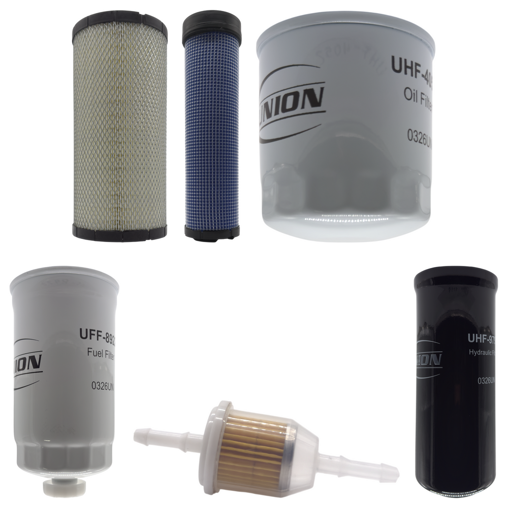 UNION Filter Service Kit for Gehl 5640 Skid Steer Loader Turbocharged Engine S/N 506600 & Below