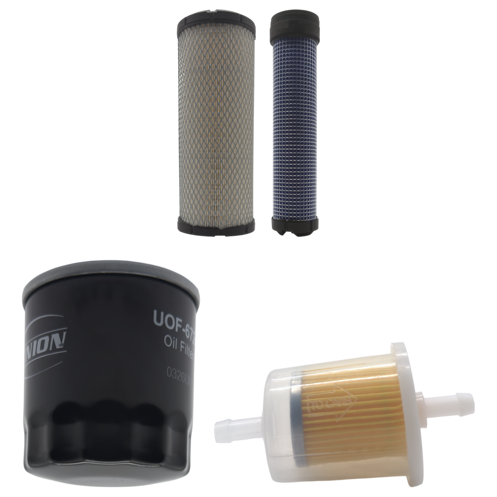 UNION Filter Service Kit for Hustler 943027 Super Z HyperDrive Zero-Turn Mower With Kawasaki 	FXT00V-BS40 38.5HP Engine