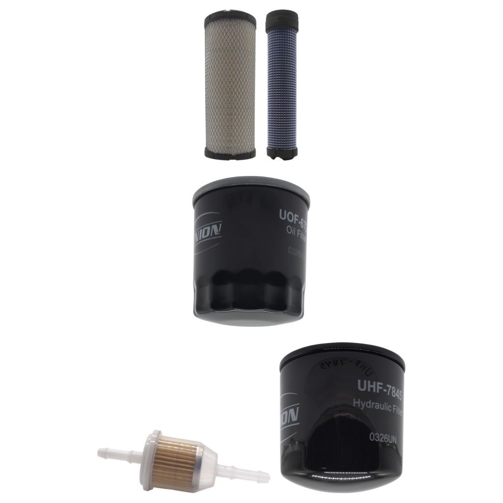 UNION Filter Service Kit for John Deere 727A Mini-Frame ZTrak Zero-Turn Mower Heavy-Duty Air Cleaner