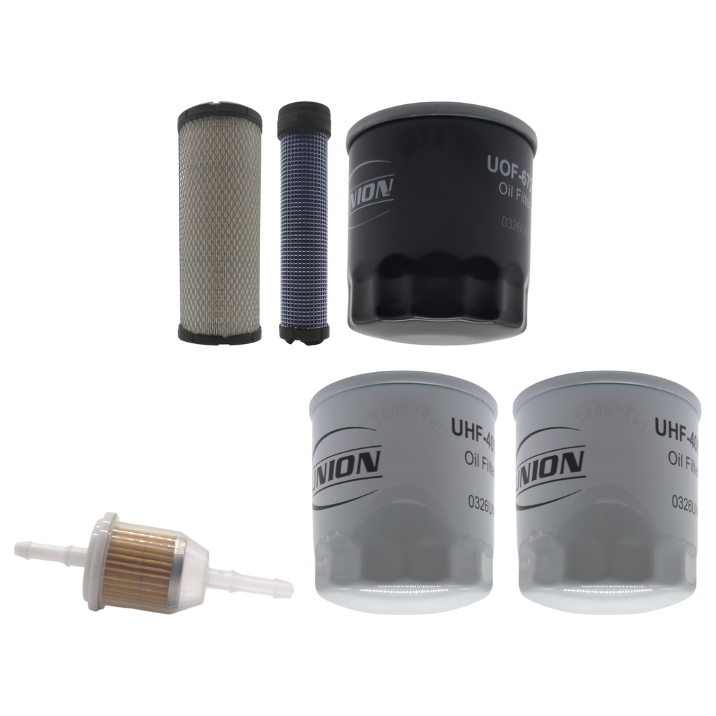 UNION Filter Service Kit for Wright WSZK61SFX8203B Stander ZK Stand-On Mower With Kawasaki FX820 Engine