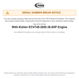 UNION Filter Service Kit for Toro 74519 GrandStand Stand-On Mower With Kohler ECV749-3058 26.5HP Engine