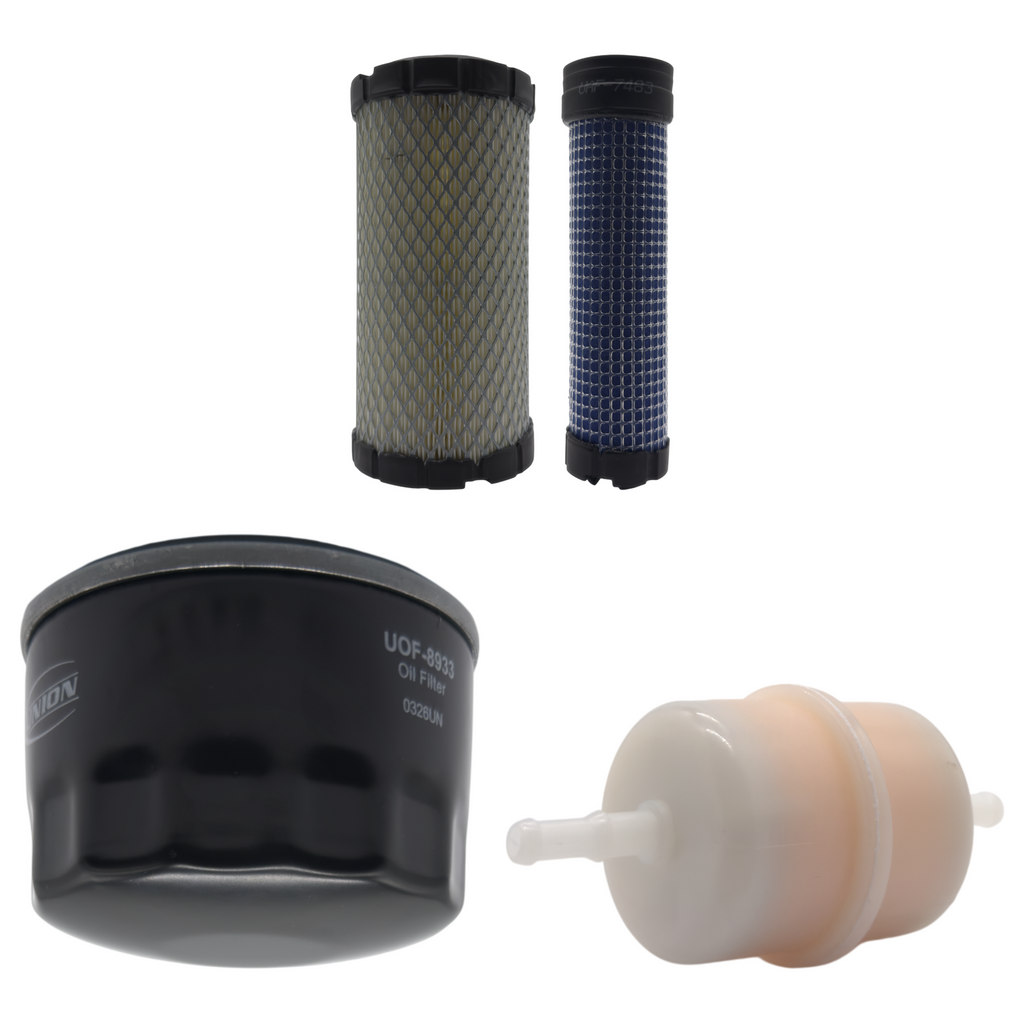UNION Filter Service Kit for Walker MT Model T Zero-Turn Mower With Kohler CH20 20HP Engine