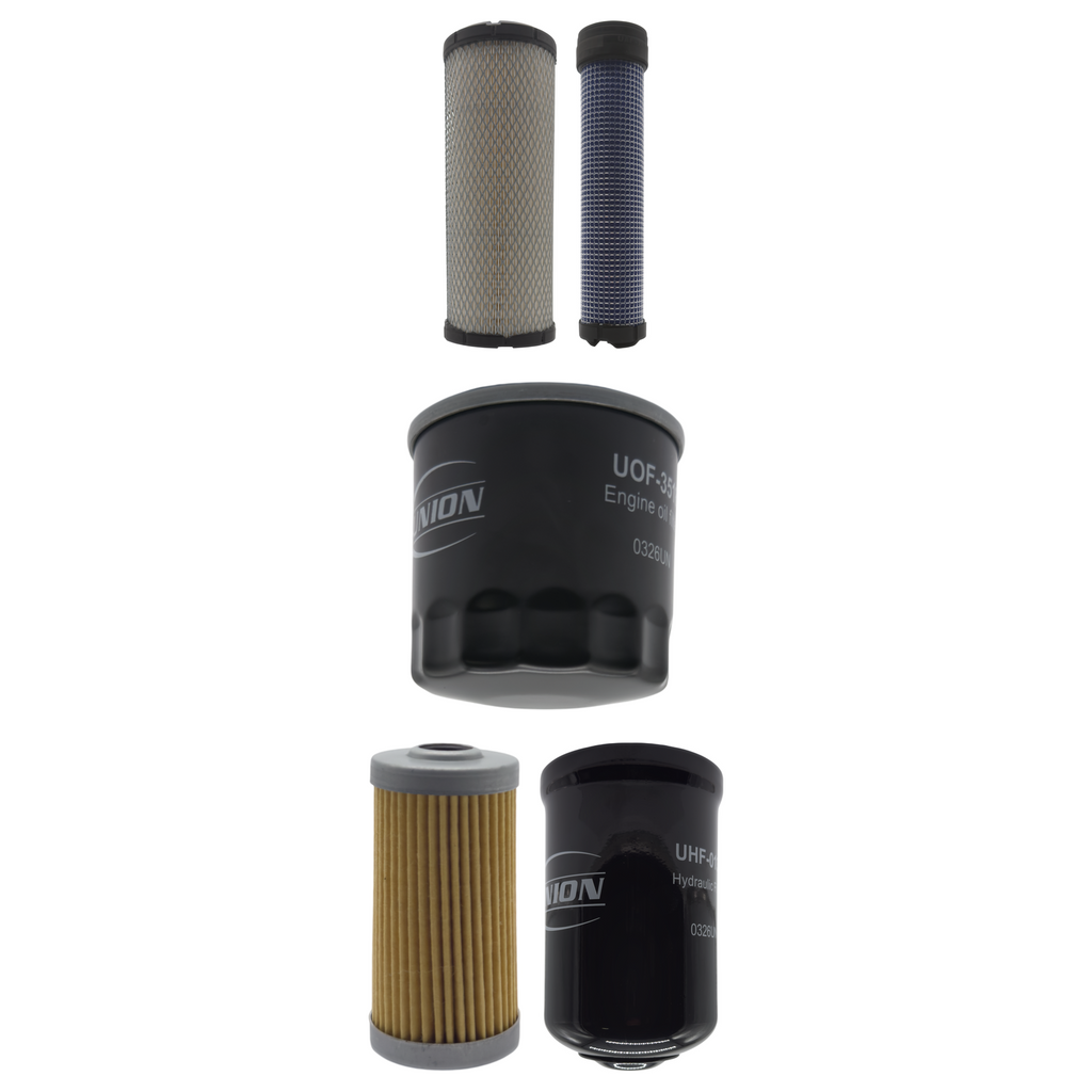 UNION Filter Service Kit for John Deere 2025R Utility Tractor (MY13-MY17) S/N DE160001 - FE160456