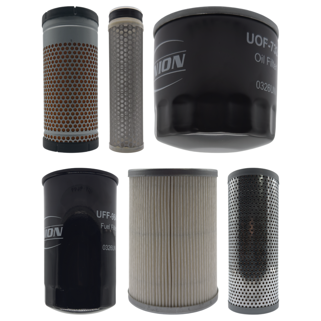 Kit de servicio de filtro UNION para miniexcavadora Yanmar SV40