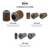 UNION Filter Service Kit for Kubota KX71-3S Excavator